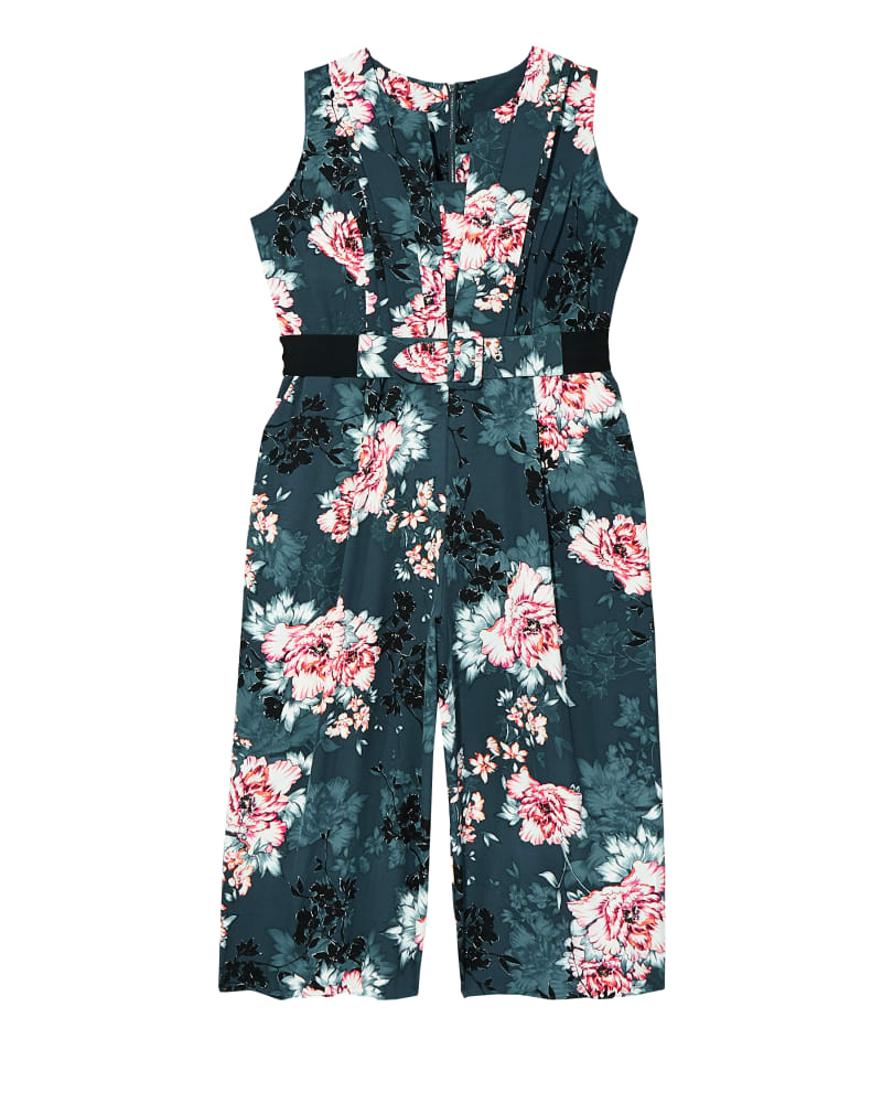 Front of plus size Lyla Belted Jumpsuit by City Chic | Dia&Co | dia_product_style_image_id:138998